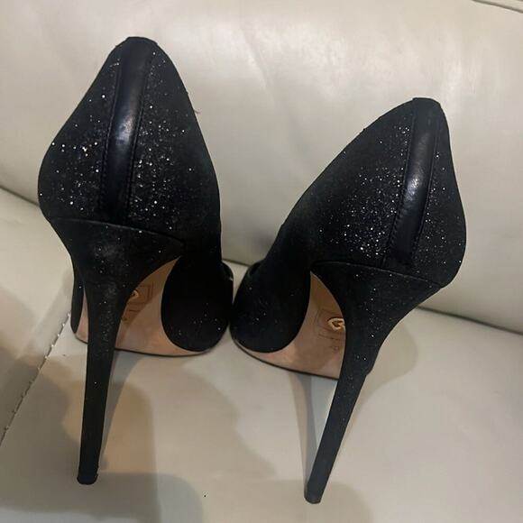 DSQUARED2 GLITTER HEEL BLACK PUMPS SIZE 40 - Picture 3 of 12
